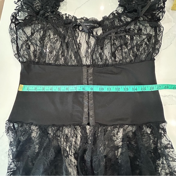 Coquette Corset Waist XL Lace Baby Doll Lingerie - Picture 13 of 15